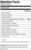 Bucked Up BAMF Gym N' Juice (30 Servings) Nutrition Facts