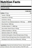 Bucked Up BAMF Kiwi, Do You Love Me (30 Servings) Nutrition Facts