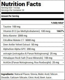 Bucked Up Pre-Workout Non-Stimulant Pink Lemonade (30 Servings) Nutrition Facts