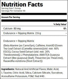 FINAFLEX Redefine Nutrition Original Stimul8 Fresh Watermelon 40 Servings  Nutrition Facts