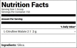 FINAFLEX (Redefine Nutrition) Pure Citrulline (150 Servings) Nutrition Facts