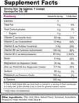 G Fuel Hydration Tub FaZeberry (30 Servings) Supplement Facts