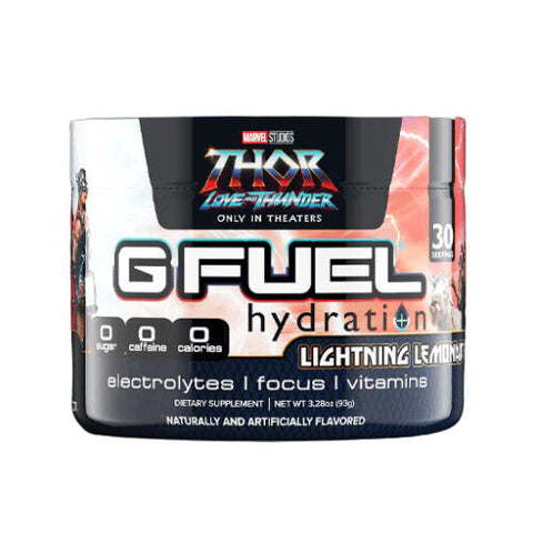 G Fuel Hydration Formula Thor’s Lightning Lemonade Tub (30 Servings)