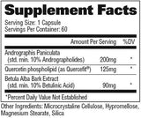 GAT Sport Imūnology Vira-Shield (60 Capsules) Supplement Facts