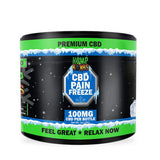 HempBombs CBD Pain Rub Cold Therapy Relief Gel 100MG / 1oz Front