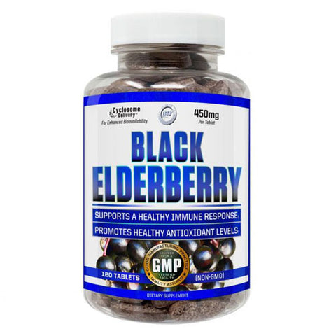 Hi-Tech Pharmaceuticals Black Elderberry 450mg (120 Tablets)