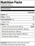 Labrada Nutrition ElastiJoint Grape (30 Servings) Nutrition Label