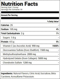 Labrada Nutrition ElastiJoint Orange (30 Servings) Nutrition Label