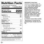 Lenny & Larry's The BOSS! Cookie Chocolate Chunk (2oz - Box of 12) Nutrition Facts