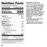 Lenny & Larry's The BOSS! Cookie Peanut Butter Chunk (2oz - Box of 12) Nutrition Facts