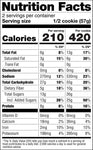 Lenny & Larrys The Complete Cookie Salted Caramel Nutrition Facts