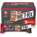 MET-RX BIG 100 Bars Jelly Donut Crunch (9 Bars)