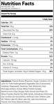 MTS Nutrition Outright Bar Butterscotch Peanut Butter (12 Bars) Nutrition Facts