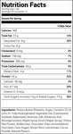 MTS Nutrition Outright Bar Chocolate Chip Peanut Butter Plant Based (12 Bars) Nutrition Facts