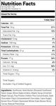 MTS Nutrition Outright Bar Chocolate Chip Sunflower Seed Butter (12 Bars) Nutrition Facts