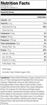 MTS Nutrition Outright Bar Cookie Dough Peanut Butter (12 Bars) Nutrition Facts