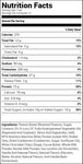 MTS Nutrition Outright Bar White Chocolate Cranberry Peanut Butter (12 Bars) Nutrition Facts