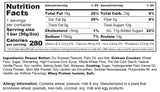 Muscle Sandwich Protein Bar Original Chocolate Nutrition Facts