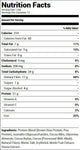 No Cow Protein Bar Chocolate Fudge Brownie (12 Bars) Nutrition Facts