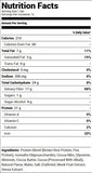 No Cow Protein Bar Chocolate Fudge Brownie (12 Bars) Nutrition Facts