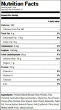 No Cow Protein Bar Lemon Meringue Pie (12 Bars) Nutrition Facts