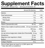 Obvi Super Collagen Grass-Fed Bovine Multi-Collagen Protein Powder Cocoa Cereal (30 Servings) Supplement Facts