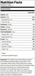 Power Crunch Protein Energy Bar Chocolate Coconut (12 Bars) Nutrition Facts