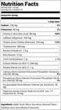 RYSE Supplements SunnyD Pre-Workout (25 Servings) Nutrition Facts