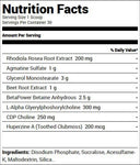 Redcon1 Big Noise Pump Formula Blue Lemonade (30 Servings) Nutrition Facts