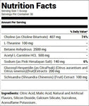 Redcon1 Big Noise Pump Formula Sour Gummy Bear (30 Servings) Nutrition Facts