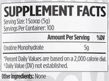 VMI Sports Creatine Monohydrate (100 Servings) Supplement Facts