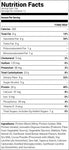iSS Research ONE Protein Bar Cookies and Creme (12 Bars) Supplement Facts