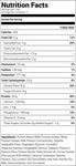 iSS Research ONE Protein Bar Peanut Butter Cup (12 Bars) Supplement Facts